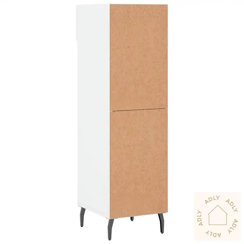 Skohylle Hvit 30X35X105 Cm Konstruert Tre