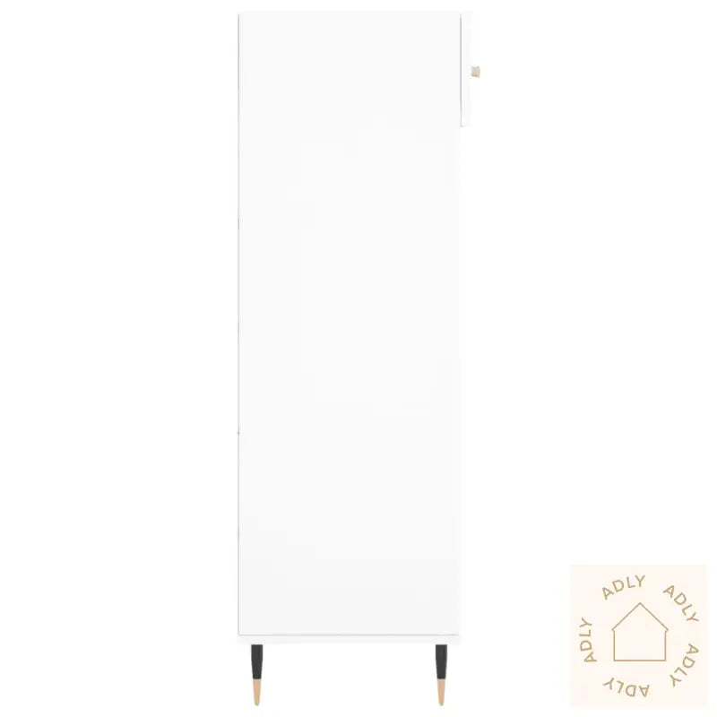 Skohylle Hvit 60X35X105 Cm Konstruert Tre