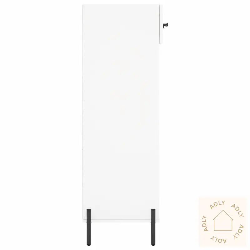 Skohylle Hvit 60X35X105 Cm Konstruert Tre