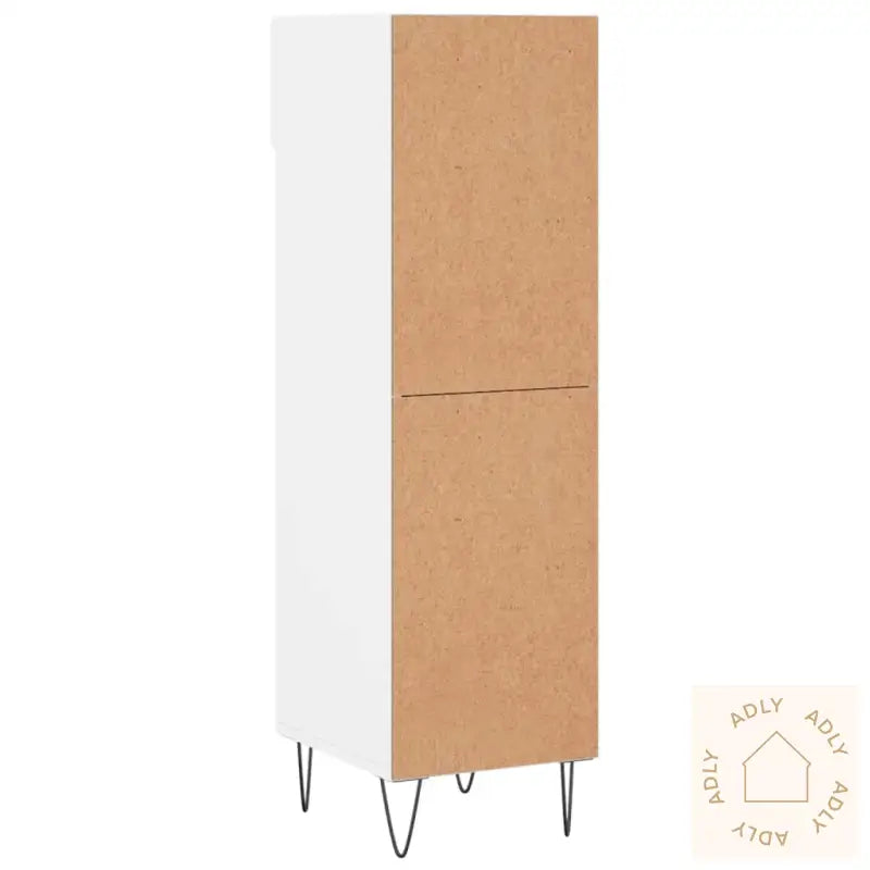 Skohylle Hvit 30X35X105 Cm Konstruert Tre