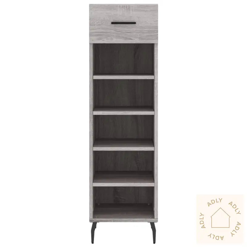 Skohylle Grå Sonoma 30X35X105 Cm Konstruert Tre