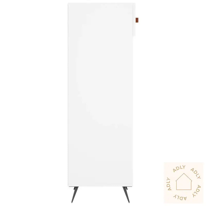 Skohylle Hvit 30X35X105 Cm Konstruert Tre