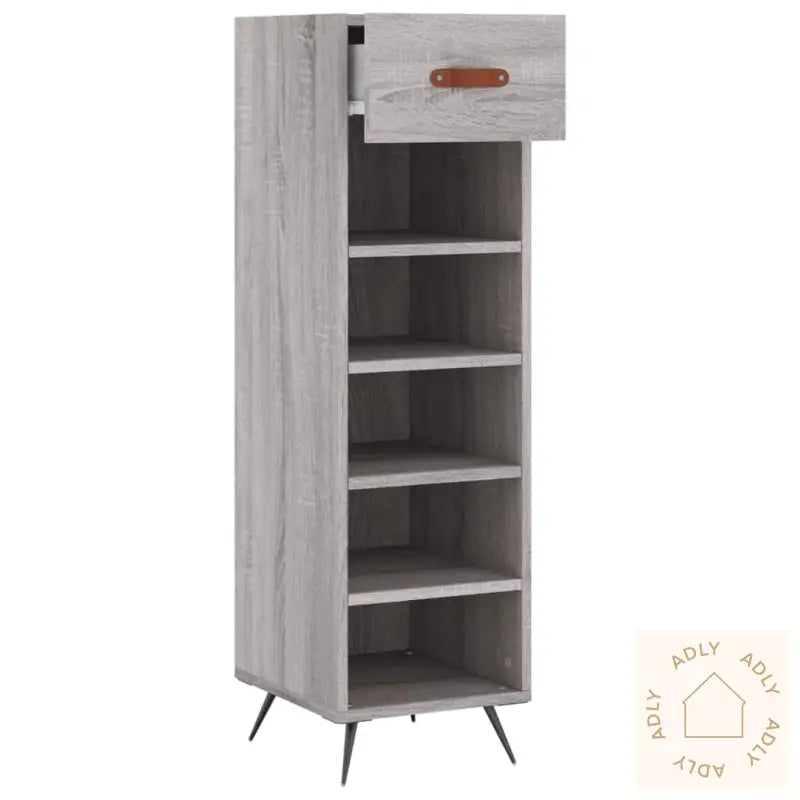Skohylle Grå Sonoma 30X35X105 Cm Konstruert Tre