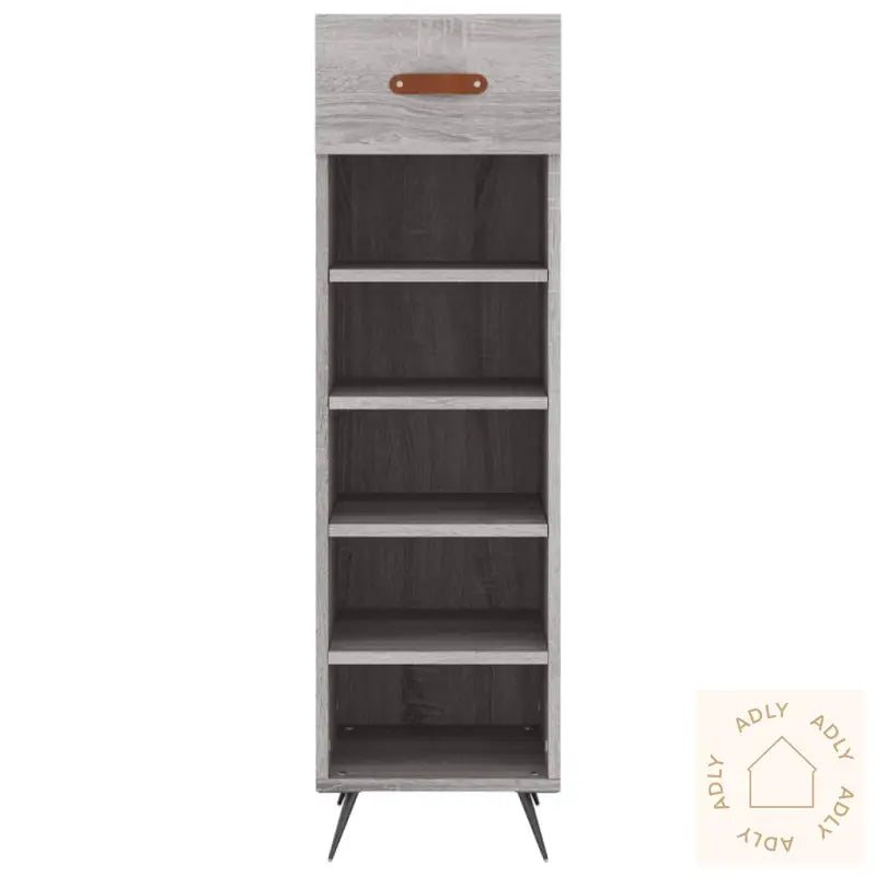 Skohylle Grå Sonoma 30X35X105 Cm Konstruert Tre