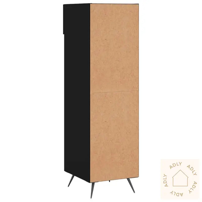 Skohylle Svart 30X35X105 Cm Konstruert Tre