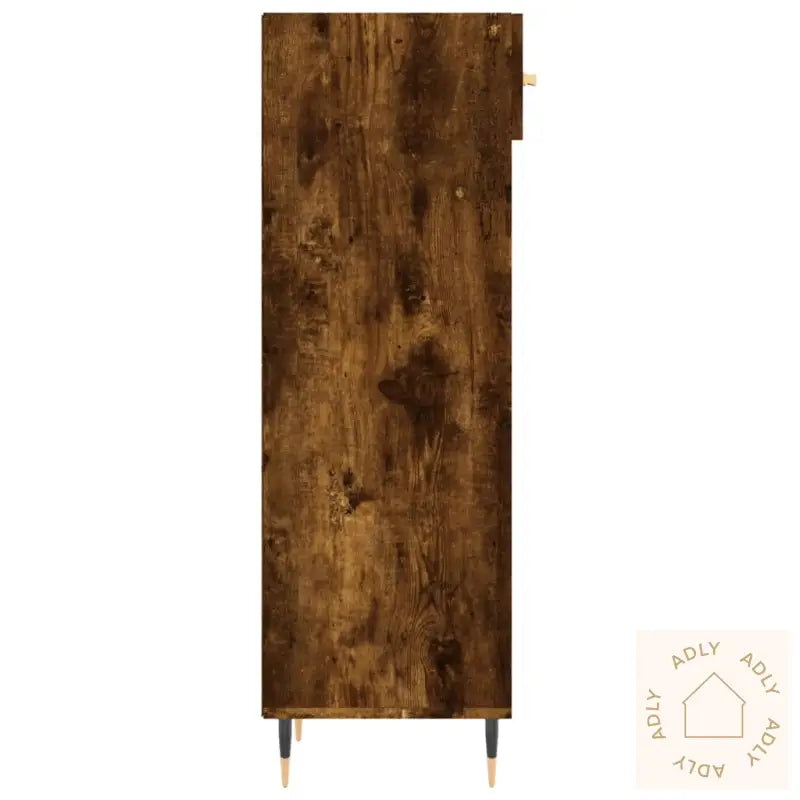 Skohylle Røkt Eik 30X35X105 Cm Konstruert Tre