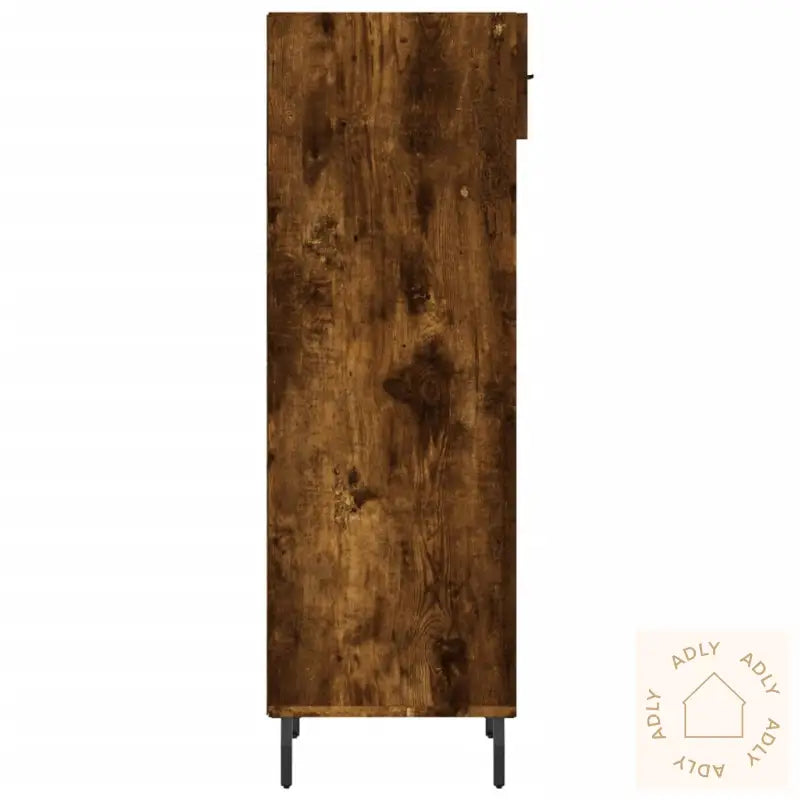 Skohylle Røkt Eik 30X35X105 Cm Konstruert Tre