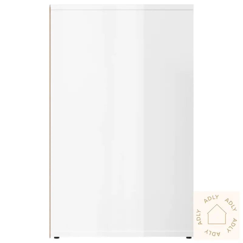Sminkeskap Høyglans Hvit 80X40X65 Cm Konstruert Tre