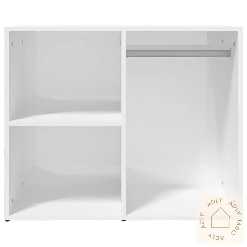 Sminkeskap Høyglans Hvit 80X40X65 Cm Konstruert Tre