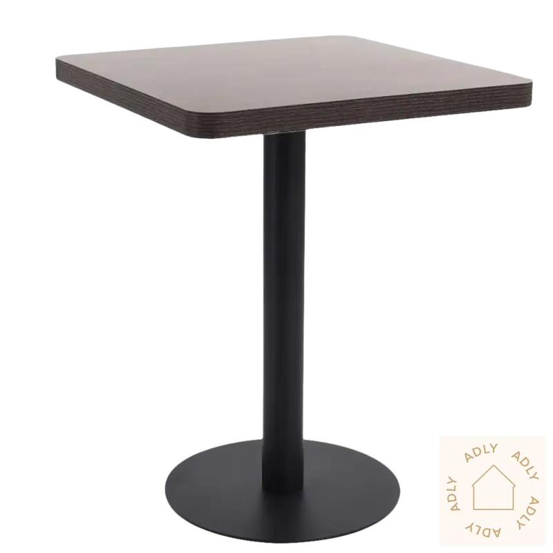 Elegant spisebord for hagemøbler og møbler til hjemmet med mørk brun farge