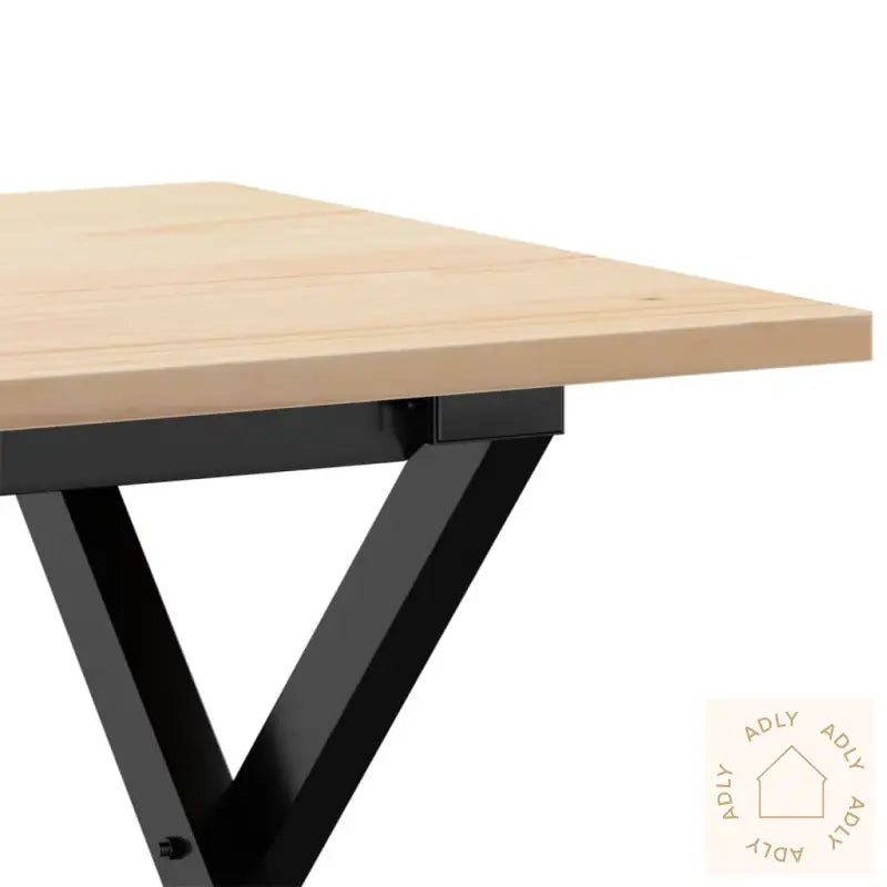 Salongbord X-Ramme 80X50X40 Cm Heltre Furu Og Stål