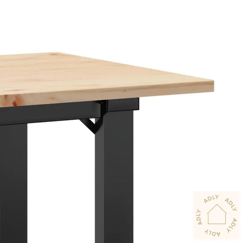 Salongbord O-Ramme 100X50X45 Cm Heltre Furu Og Stål