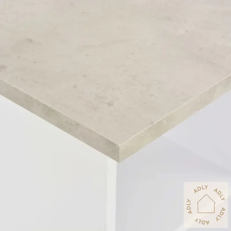 Barbord Hvit Og Betong 60X60X110 Cm