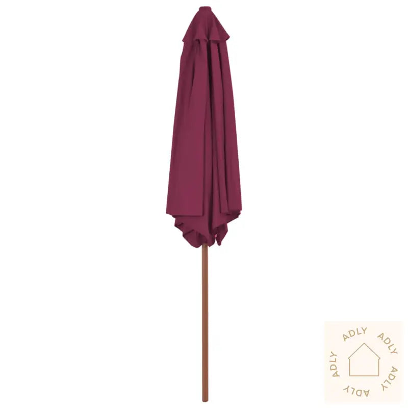 Parasoll Med Trestang 270 Cm Vinrød