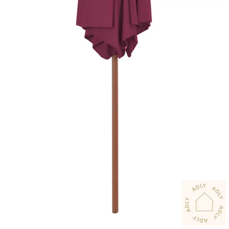 Parasoll Med Trestang 270 Cm Vinrød