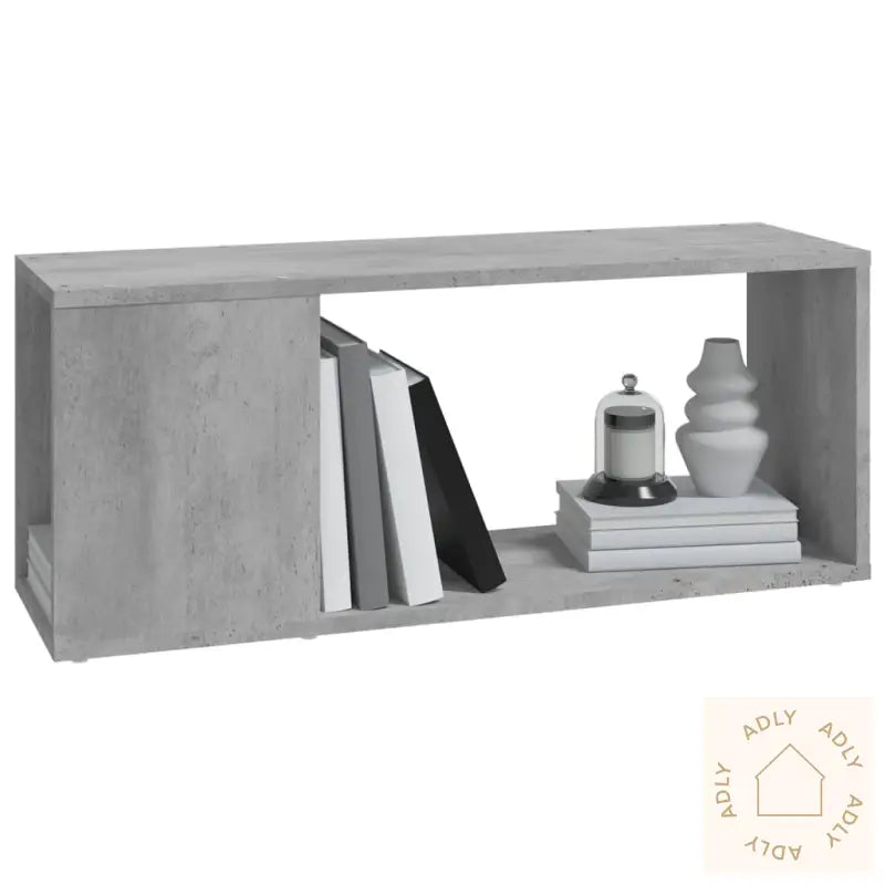 Tv-Benk Betonggrå 80X24X32 Cm Konstruert Tre