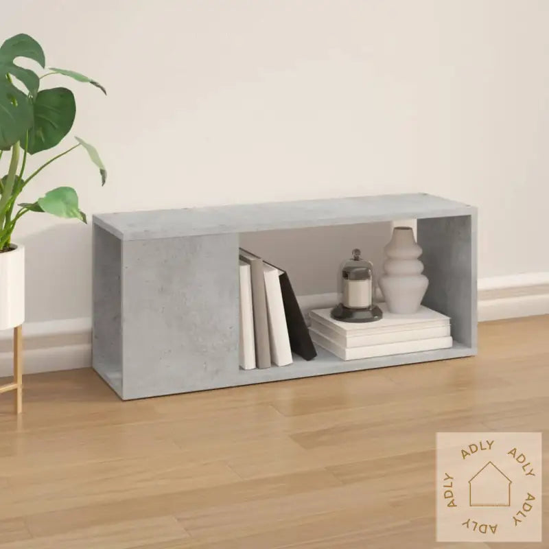 Tv-Benk Betonggrå 80X24X32 Cm Konstruert Tre