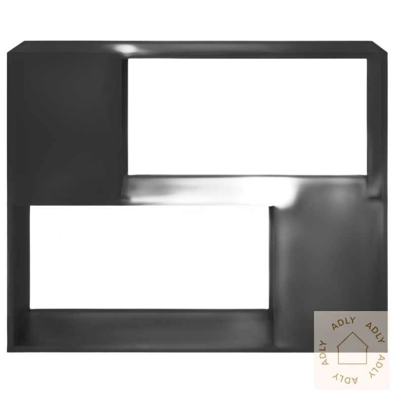 Sort rektangulært oppbevaringsmøbel for elegant tv-benk og møbler til hjemmet