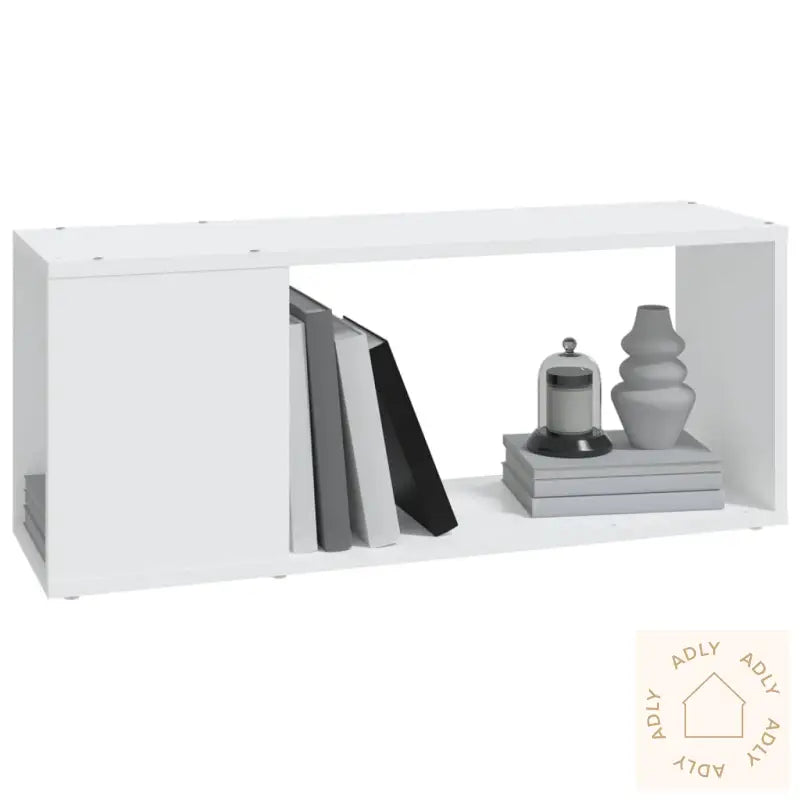 Tv-Benk Hvit 80X24X32 Cm Konstruert Tre