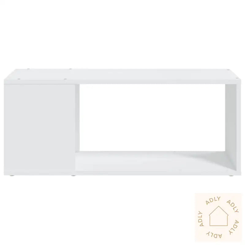 Tv-Benk Hvit 80X24X32 Cm Konstruert Tre