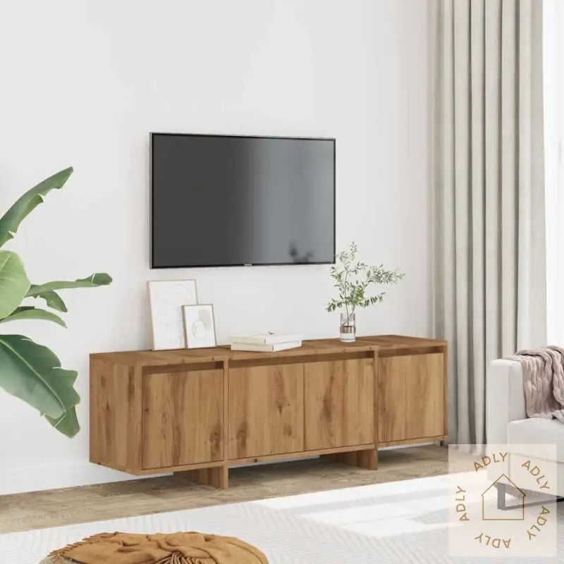 Tv-Benk Artisan Eik 120X30X40,5 Cm Konstruert Tre