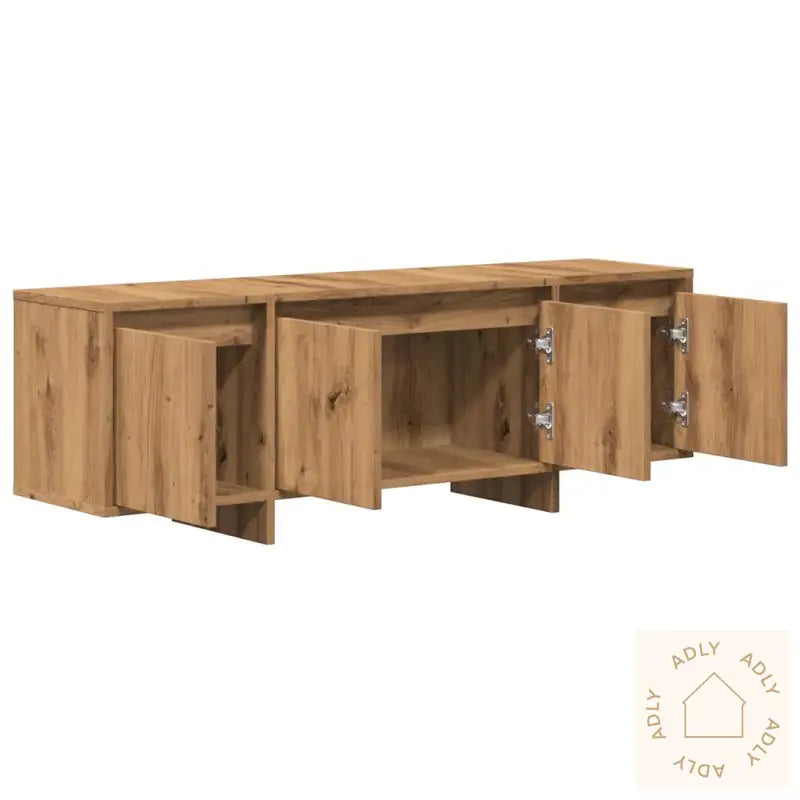 Tv-Benk Artisan Eik 120X30X40,5 Cm Konstruert Tre