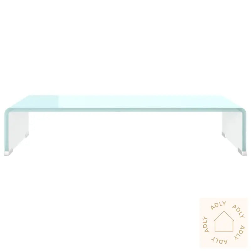Tv-Benk Glass Grønn 60X25X11 Cm