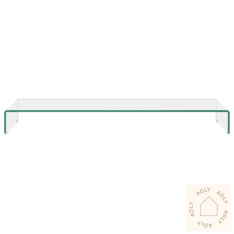 Tv-Benk Glass Klar 120X30X13 Cm