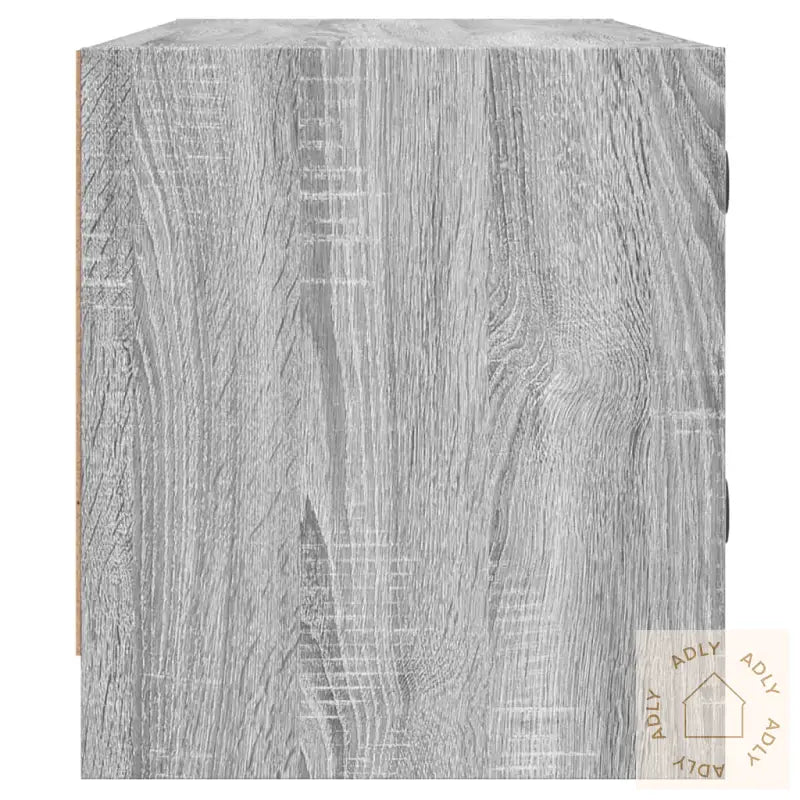 Tv-Benk Med Dør Grå Sonoma 102X37X42 Cm