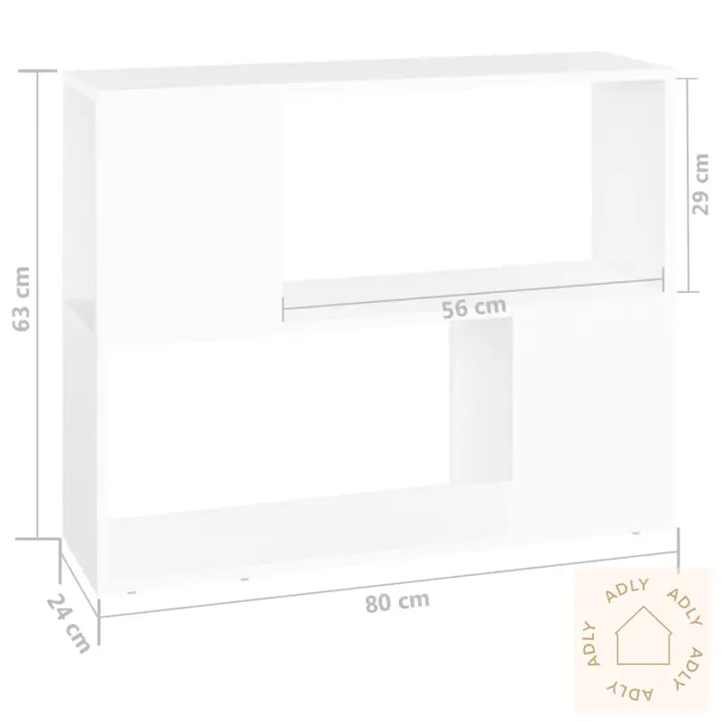 Tv-Benk Hvit 80X24X63 Cm Konstruert Tre