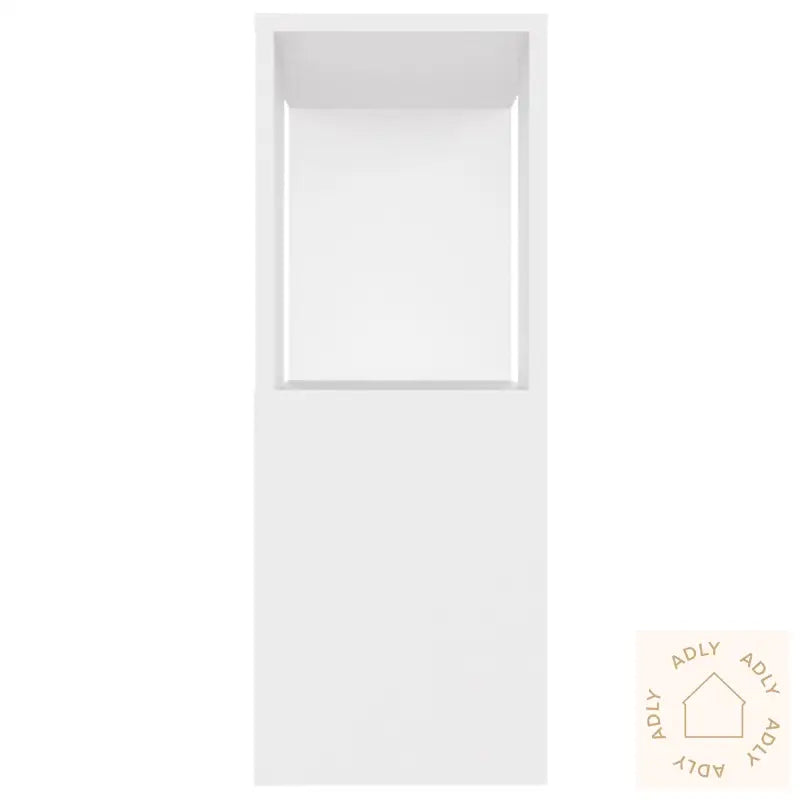 Tv-Benk Hvit 80X24X63 Cm Konstruert Tre