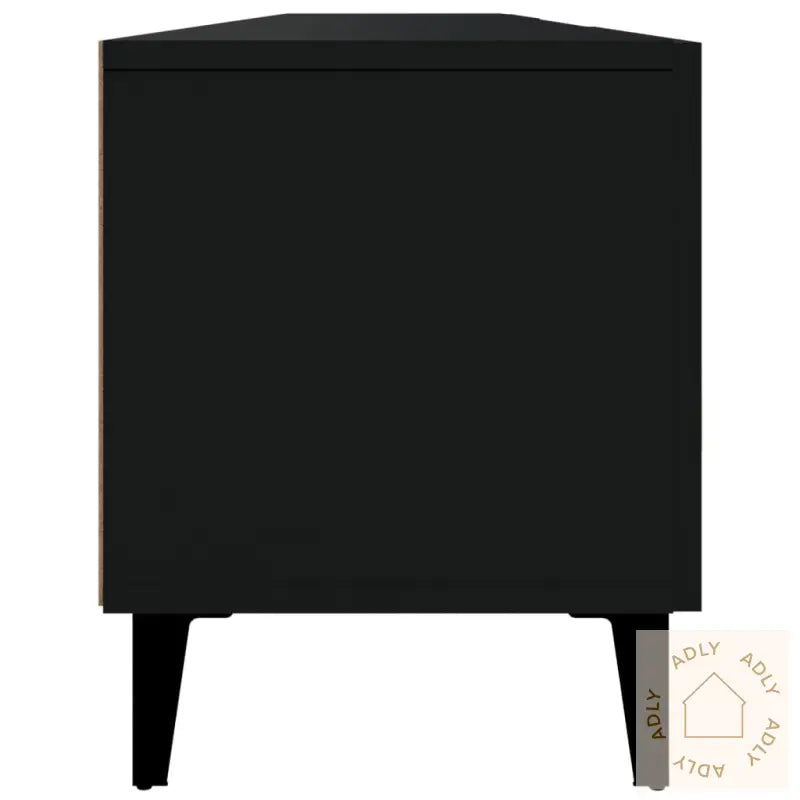 Tv-Benk Svart 180X31,5X40 Cm Konstruert Tre