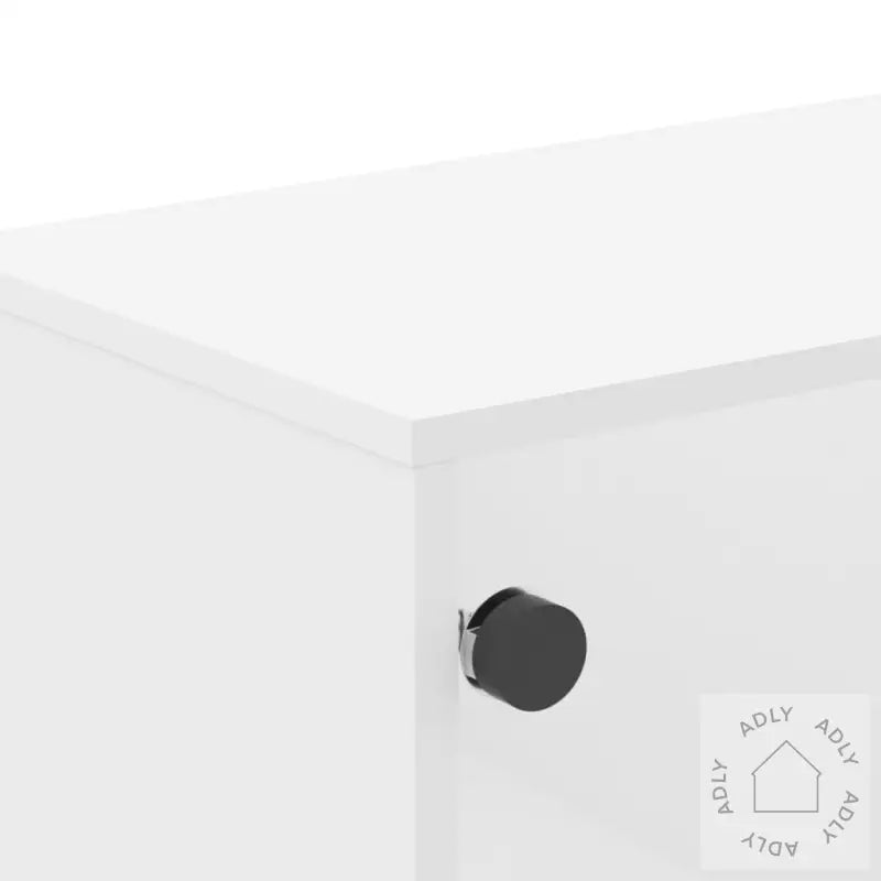 Tv-Benk Med Dør Hvit 102X37X50 Cm
