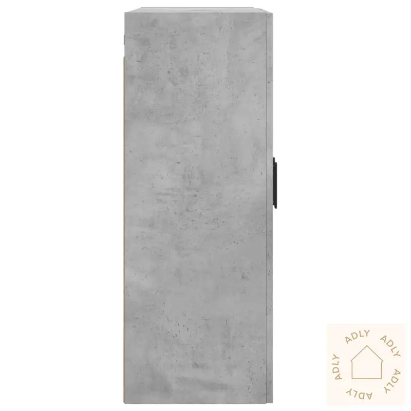Veggskap Betonggrå 69,5X34X90 Cm Konstruert Tre