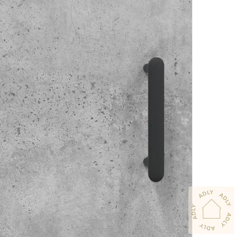 Veggskap Betonggrå 69,5X34X90 Cm Konstruert Tre