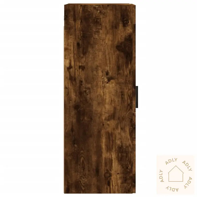 Veggskap Røkt Eik 34,5X34X90 Cm Konstruert Tre