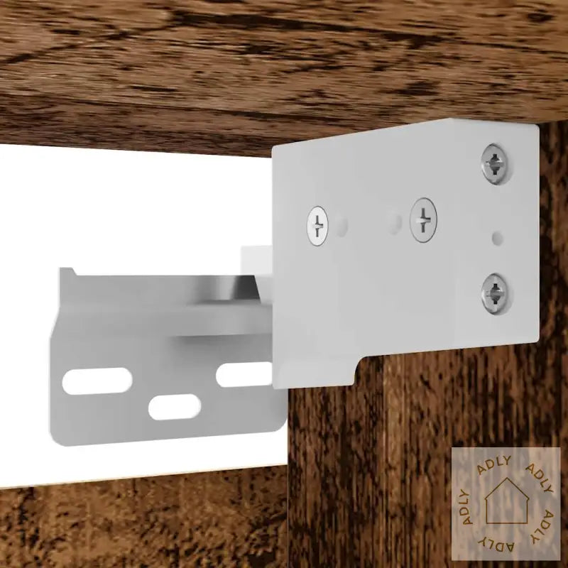 Vegghengt Tv-Benk Gammelt Tre 30,5X30X30 Cm