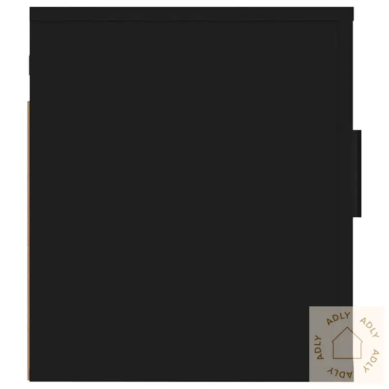 Vegghengt Tv-Benk Sort 40X34,5X40 Cm