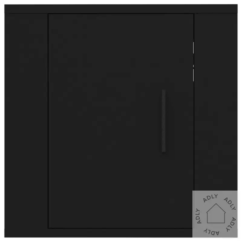 Vegghengt Tv-Benk Sort 40X34,5X40 Cm