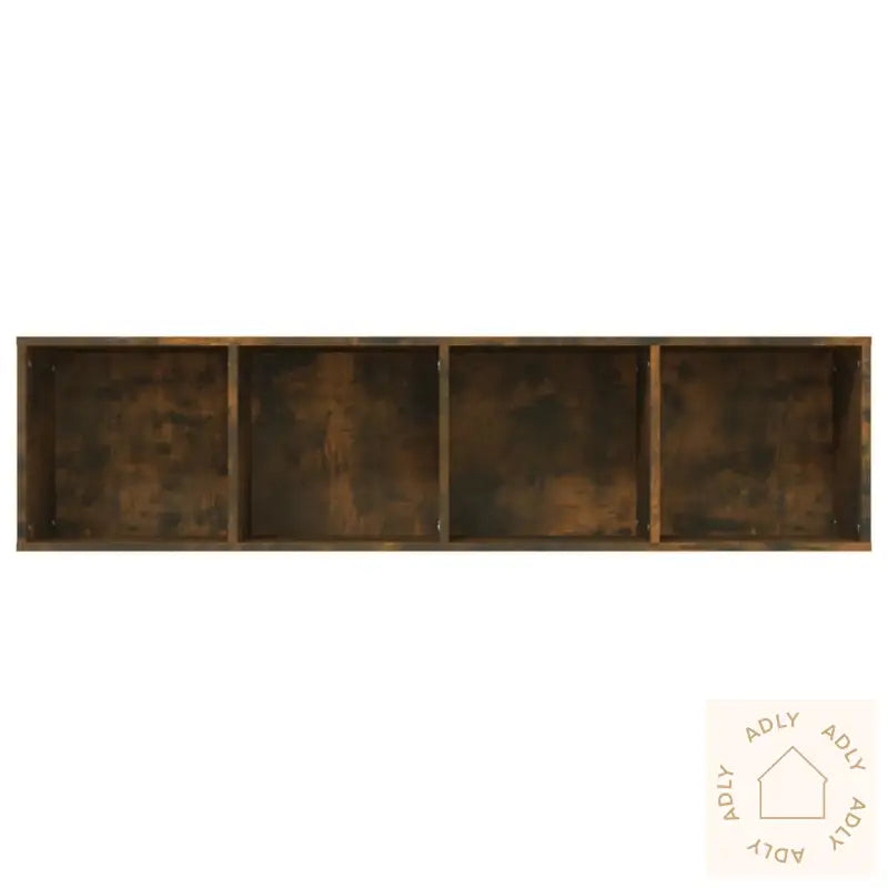 Bokhylle/Tv-Benk Røkt Eik 143X30X36 Cm Konstruert Tre