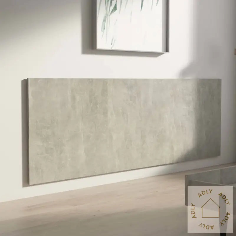 Vegghengt Sengegavl Betonggrå 240X1,5X80 Cm Konstruert Tre