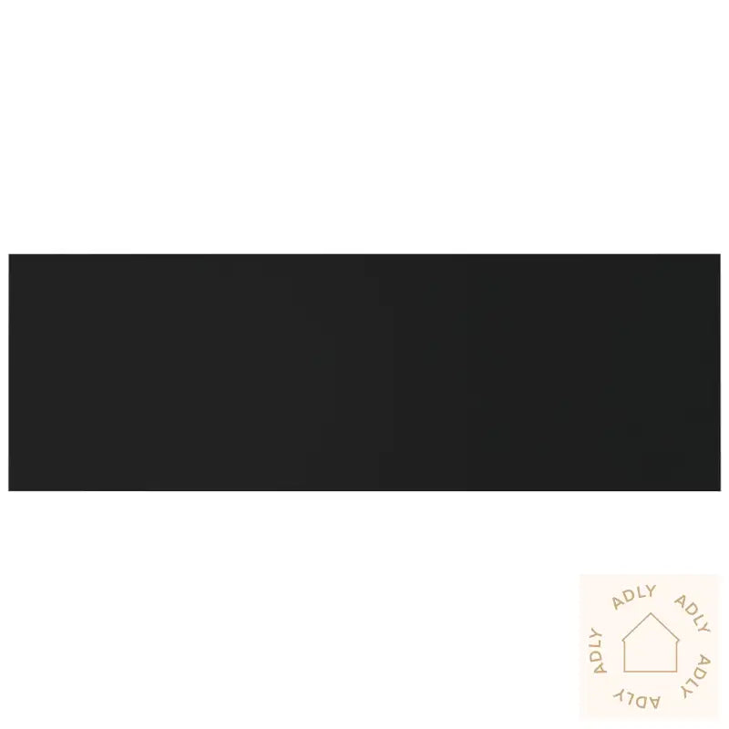 Veggmontert Sengegavl Svart 240X1,5X80 Cm Konstruert Tre