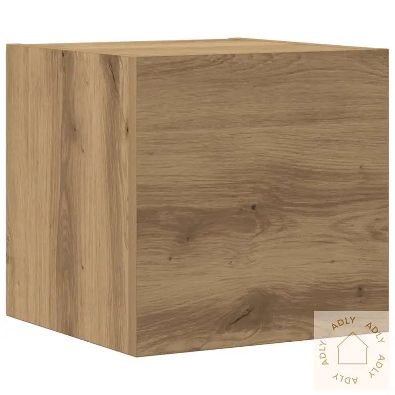 Vegghengte Tv-Benker 3 Stk Artisan Eik Konstruert Tre