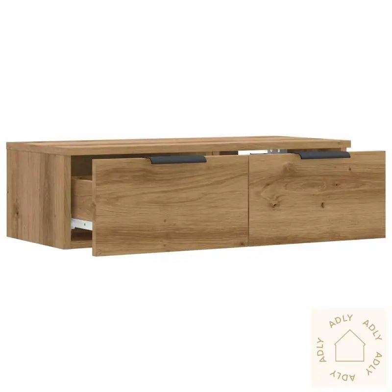 Veggskap Artisan Eik 68X30X20 Cm Konstruert Tre