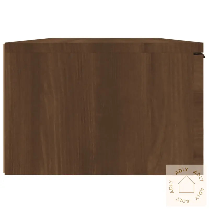 Veggskap Brun Eik 68X30X20 Cm Konstruert Tre