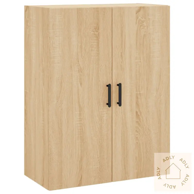 Veggskap 2 Stk Sonoma Eik 69,5X34X90 Cm
