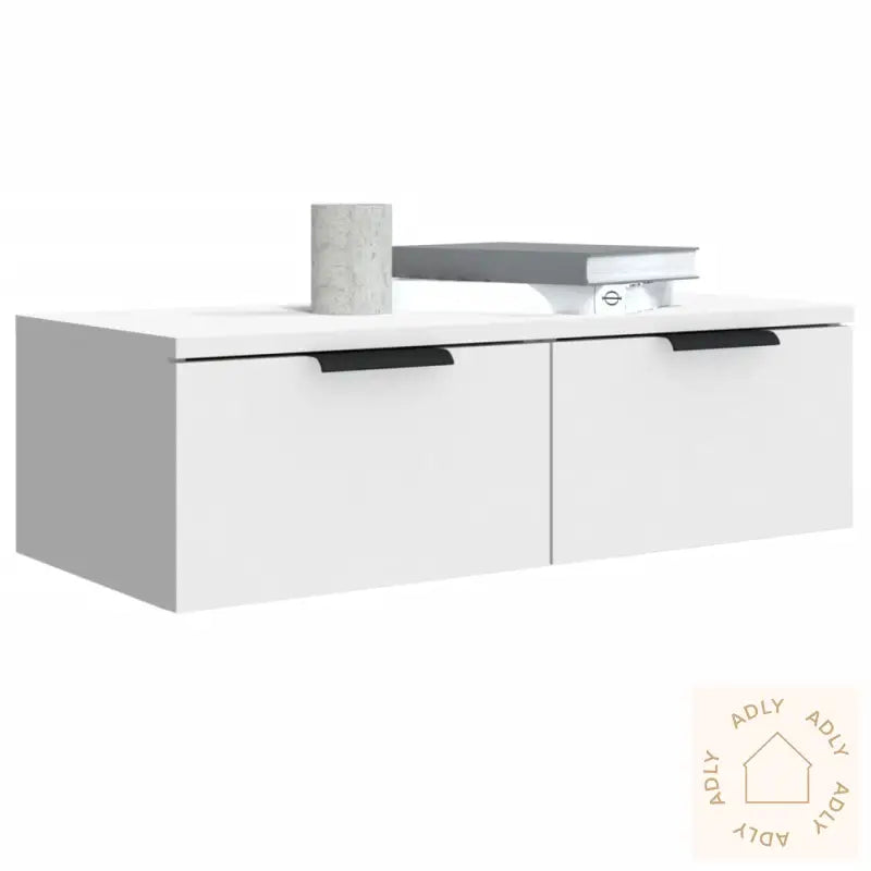 Veggskap Hvit 68X30X20 Cm Konstruert Tre
