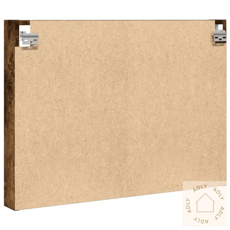 Hyller Røkt Eik 80X8,5X58 Cm Konstruert Tre