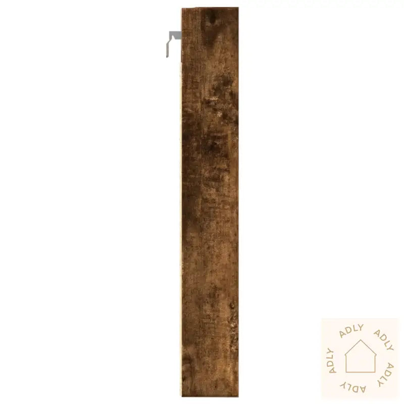 Hyller Røkt Eik 80X8,5X58 Cm Konstruert Tre