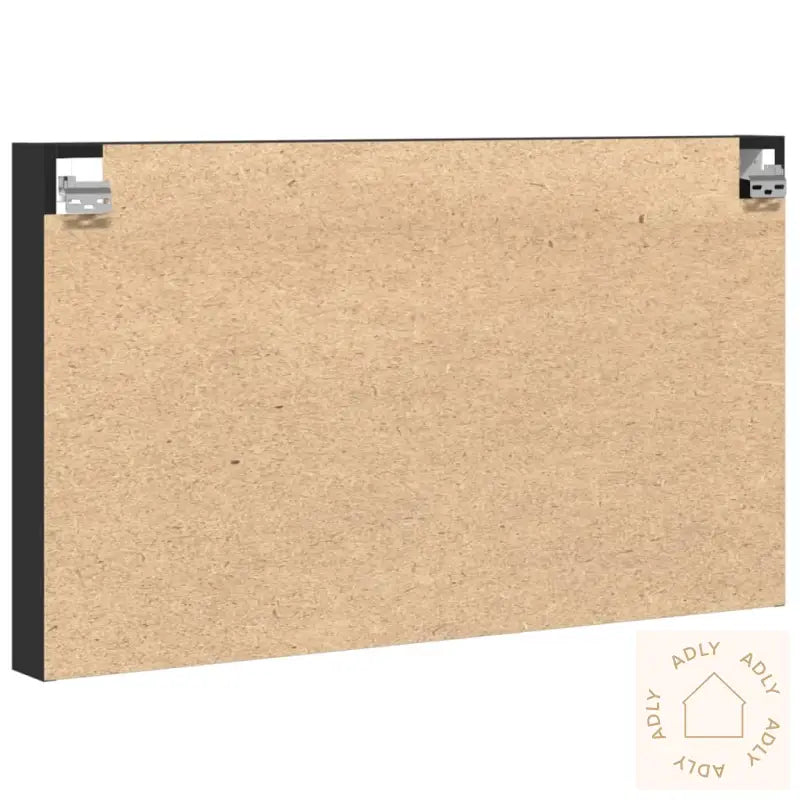 Hyller Svart 100X8,5X58 Cm Konstruert Tre